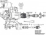 Bosch 0 601 109 003  Drill 220 V / Eu Spare Parts